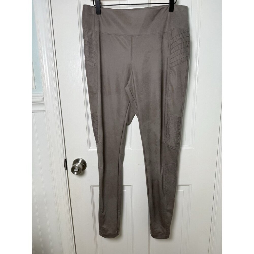 Athleta Delancey High Rise Gleam Moto Leggings Women’s XL EUC